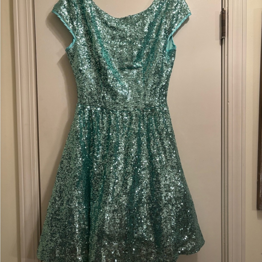 B Darlin Light Blue Dress